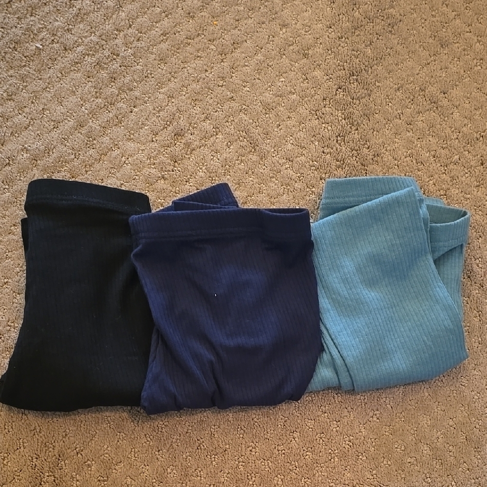 3 Pairs Girls Old NAVY leggings Size 8